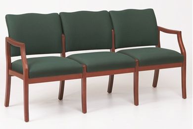 Picture of / Reception Lounge Transitional 3 Chair Modular Tandem Seating
