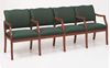 Picture of / Reception Lounge Transitional 4 Chair Modular Tandem Seating with Arms