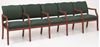 Picture of / Reception Lounge Transitional 5 Chair Modular Tandem Seating with Arms