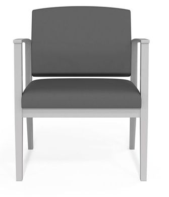 Picture of Steel Reception Lounge Contemporary Oversized Guest Arms Chair, 400 LBS.