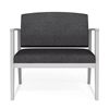 Picture of Steel Reception Lounge Contemporary Bariatric Guest Arms Chair, 750 LBS.