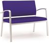 Picture of Steel Lounge Reception Contemporary Loveseat Sofa Arm Chair
