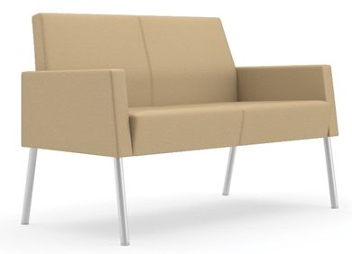 Picture of Lounge Reception Heavy Duty Contemporary 2 Seat Loveseat Sofa