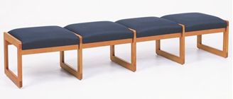 Picture of Bench Seating Backless 4 Seat Lounge Sled Base 