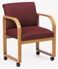 Picture of Full Back Contemporary Reception Lounge Mobile Sled Base Guest Arm Chair