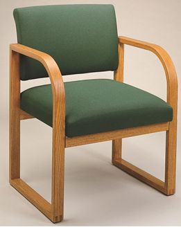 Picture of * Sled Base Reception Lounge Contemporary Guest Arm Chair