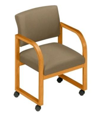 Picture of * Sled Base Reception Lounge Mobile Contemporary Guest Arm Chair
