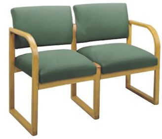 Picture of * Sled Base Reception Lounge 2 Chair Modular Tandem Seating
