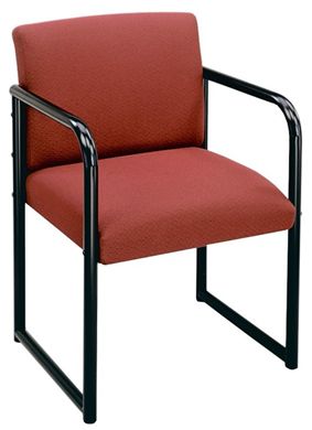 Picture of Tubular Steel Frame Sled Base Guest Reception Arm Chair