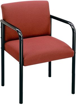 Picture of Tubular Steel Frame 4 Leg Guest Reception Arm Chair