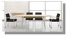 Picture of Contemporary 36" Round Conference Meeting Table with Accessory Shelf