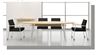 Picture of Contemporary 42" Round Conference Meeting Table with Accessory Shelf