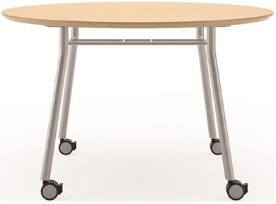 Picture of Contemporary 36" Round Mobile Conference Meeting Table 