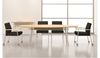 Picture of Contemporary 96" Oval Conference Meeting Table with Accessory Shelf