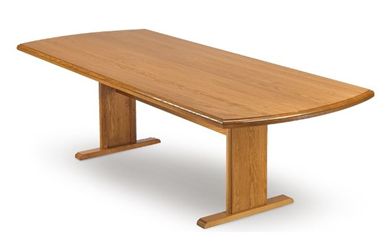 Picture of Veneer 120" Curve Shape Meeting Conference Table