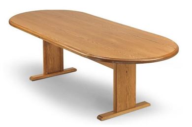 Picture of Veneer 96" Oval Meeting Conference Table