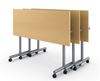 Picture of 18" x 72" Nesting Mobile Training Table with T Base