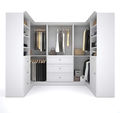 Picture of  108'' Open Shelf Corner Kit In White 