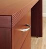 Picture of Executive Office Desk Workstation with Storage Credenza with Closed Overhead Storage and Lateral File Bookcase