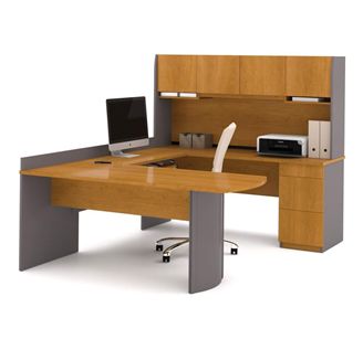 Picture of Contemporary U Shape Office Desk Workstation