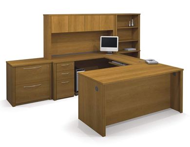 Picture of U Shaped Workstation Kit  With Accesories And Pedestals