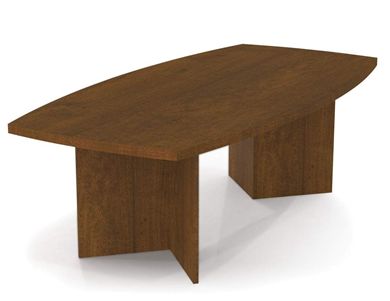 Picture of Boat Shaped Conference Table With 1 3/4" Laminated Top