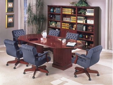 Picture of Traditional 72" Octagonal Conference Table with Square Base