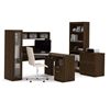 Picture of Corner Workstation With Lateral File And Bookcase