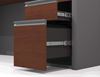 Picture of Contemporary L-Shaped Workstation With Pesdestal And Drawers 