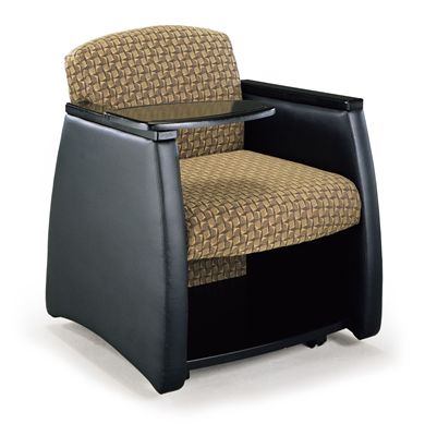 Picture of Reception Lounge Oversized Mobile Tablet Arm Club Chair