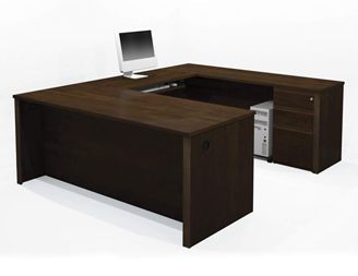 Picture of U-Shaped Workstation With Pedestals And Drawers