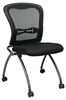 Picture of Pack of 6 - 60" Nesting Training Table with 14 Armless Mesh Chairs