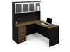 Picture of L-Shaped Workstation With Hutch,Pedestal And Drawers