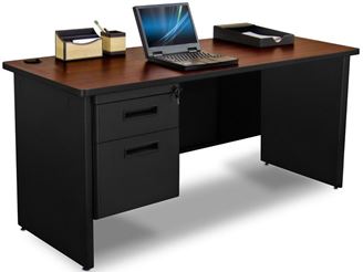 Picture of 72"W Single Pedestal Steel Credenza with Filing Cabinet
