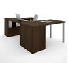 Picture of U-Shaped Desk With File Drawers