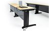 Picture of 24" x 84" Training Table with Modesty and Wire Management Legs