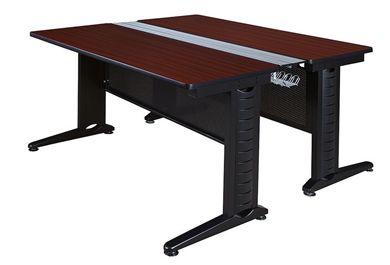 Picture of 24" x 72" Training Bench Table with Modesty and Wire Management Legs