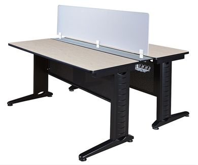 Picture of 2 Person Training Bench Seating with Privacy Divider