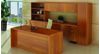 Picture of 72" Executive Desk with Kneespace Credenza with Storage and Lateral Filing