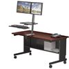 Picture of Desk Mounted Sit/Stand Workstation - Dual Monitor