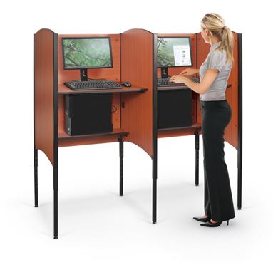 Picture of Height Adjustable Carrel - Add-On