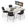 Picture of Small Training & Collaboration Table  (Platinum Legs)