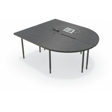 Picture of Large Training & Collaboration Table (Double/Black Legs)