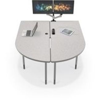 Picture of Large Training & Collaboration Table (Double/Platinum Legs)