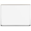 Picture of 4'H x 8'W Magnetic Porcelain Steel Whiteboard With Deluxe Aluminum Trim