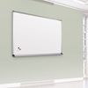 Picture of 4'H x 8'W Magnetic Porcelain Steel Whiteboard With Deluxe Aluminum Trim