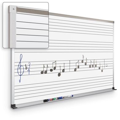 Picture of 4'H x 6'W Music Line Graphic Board