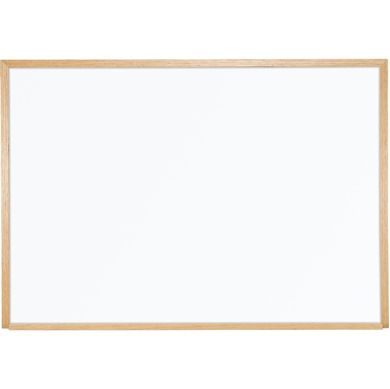 Picture of 4'H x 6'W Magnetic Steel Whiteboard With Wood Trim