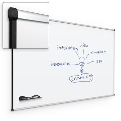 Picture of 2'H x 3'W Porcelain Steel Whiteboard With Origin Trim