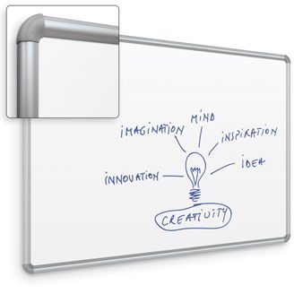Picture of 2'H x 3'W Whiteboard With Presidential Trim